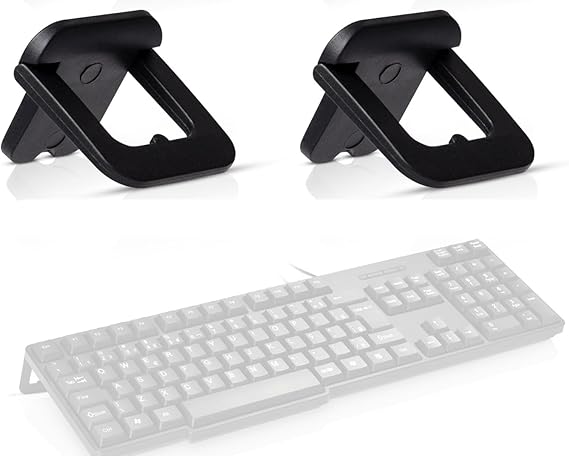 Mini Universal Keyboard and Laptop Stand for Logitech K120 G910 G810 G610 G PRO Keyboard (Universal Keyboard Stand Feet Legs) Black
