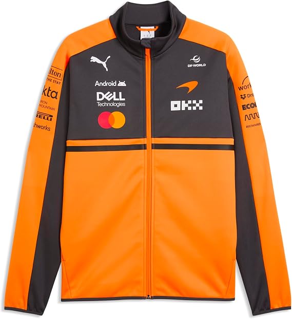 PUMA McLaren F1 2026 Men's Team Softshell Jacket - Orange