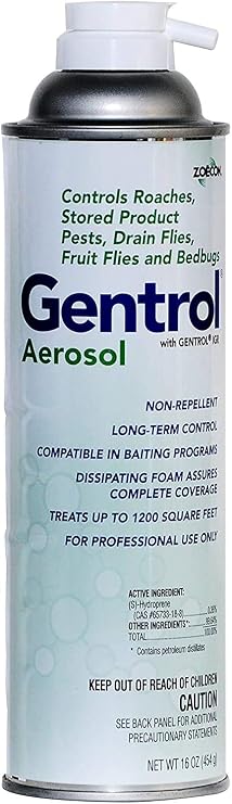 APS Gentrol Aerosol Igr Bed Bugs Cockroaches Pantry Pests Not Sell or Ship This Product to: California or New York