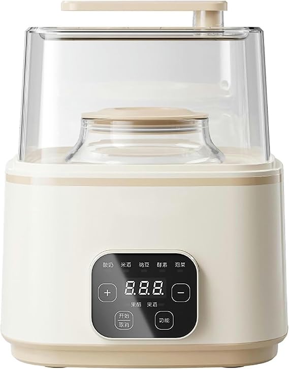 Multifunction Mini Yogurt Maker, Automatic Yogurt Making Machine, with Led Touch Panel, Adjustable Temperature, Easy to Clean, for Kitchen