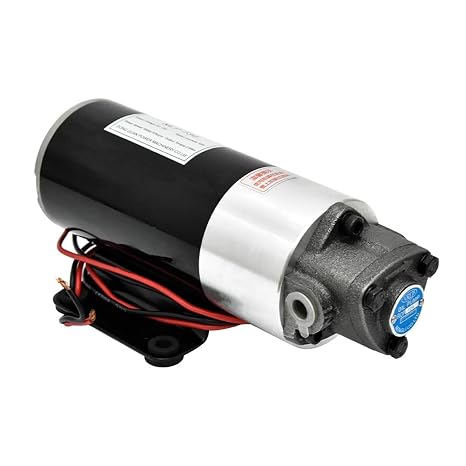 Hydraulic Gear Pump 10A/11A/12A/13A Electric Hydraulic Pump Diesel Oiler Micro Gear Pump Gear Oil Pump Small Oil Pump 1800rpm100W DC12V/DC24V/AC220V(DC24V ROP-11A)