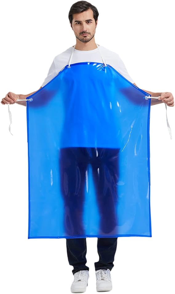Nanxson Waterproof PVC Apron for Dishwashing Pet Grooming Meat Processing