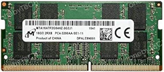 Micron 16GB 3200MHz SODIMM DDR4 Memory Module