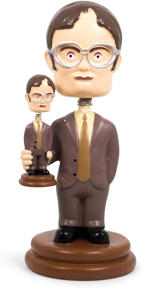 Surreal Entertainment The Office Double Dwight Bobblehead Collectible Figure | 5 Inches Tall