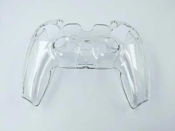OCity Clear Crystal Case Replacement for PS5 Controller Cover Protective Anti Scratch
