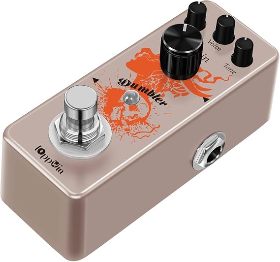 Guitar Pedal, Analog Effect Pedals: Premium Faz, Dumbled Overdrive & Acoustic Guitar Simulator - Versatile Tone for Rock, Blue, Fork Dumbled Amplifier Simulator