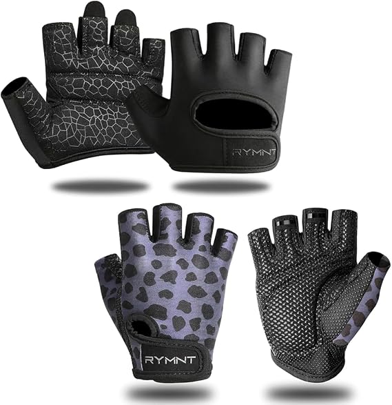 Workout Gloves, Short Exercise Gloves Small 2 Pairs