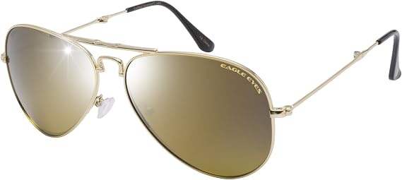 Eagle Eyes FOLDABLE AVIATOR Non-Mirror Gradient 14500 Polarized Aviator Sunglasses