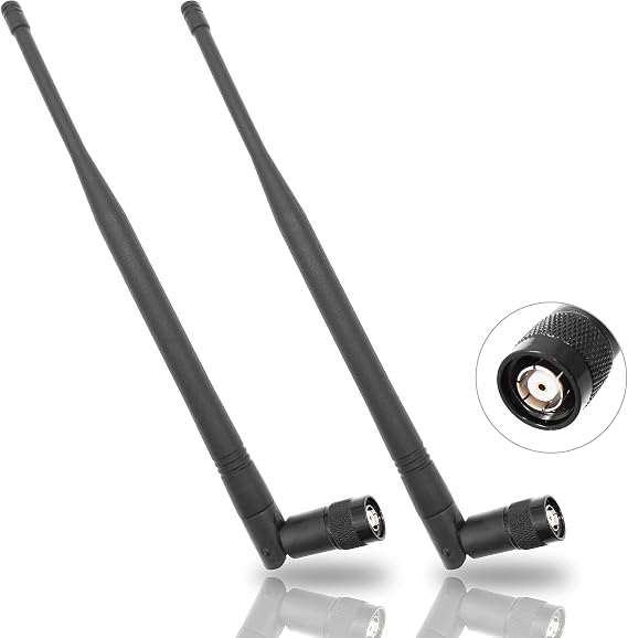 915MHz LoRa Antenna Indoor 3dBi Omni RP-TNC Male Hole-Inside 2Pcs