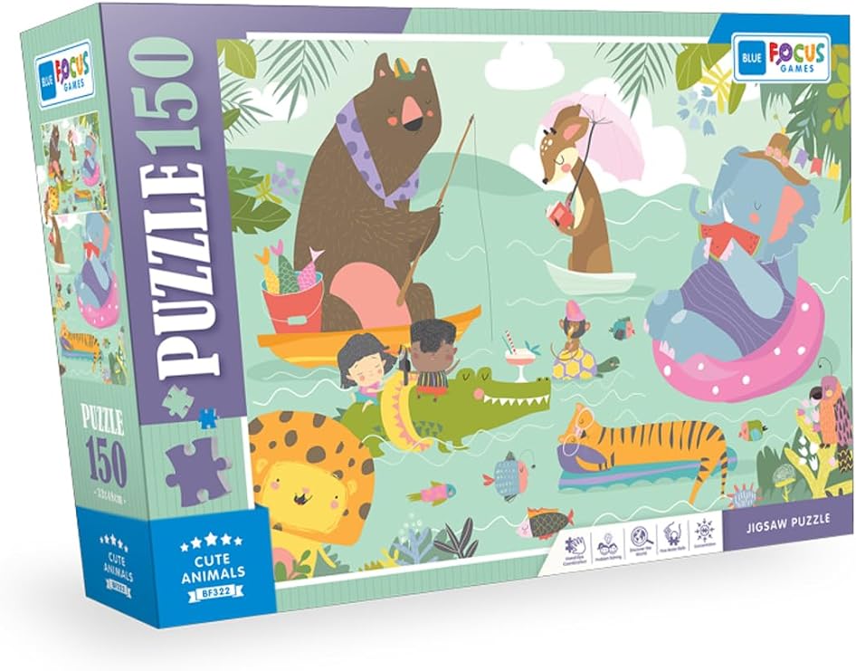 Blue Focus 150 PARÇA - CUTE ANIMALS (SEVİMLİ HAYVANLAR)