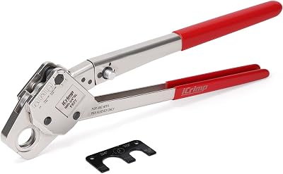 iCrimp Stainless Steel Pressing Sleeves Crimping Tool for PEX Pipe 34-Inch
