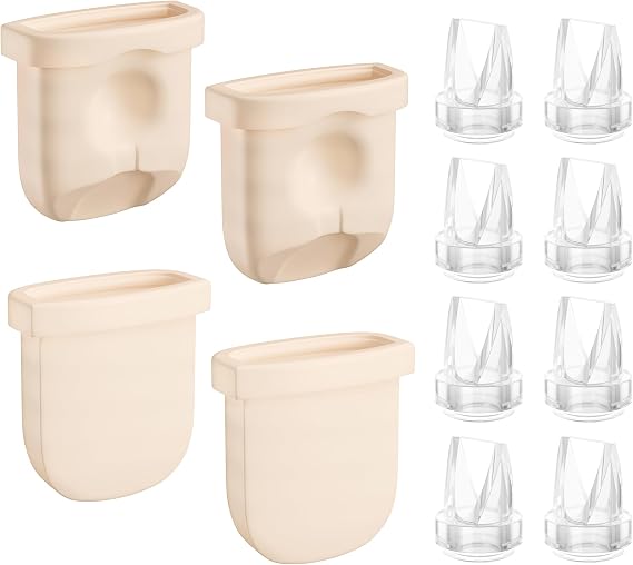 Replacement Parts for Eufy Breast Pump, Compatible with Eufy S1 Pro, S1, E20, E10, Includes 8PCS Duckbill Valves & 4PCS Diaphragms