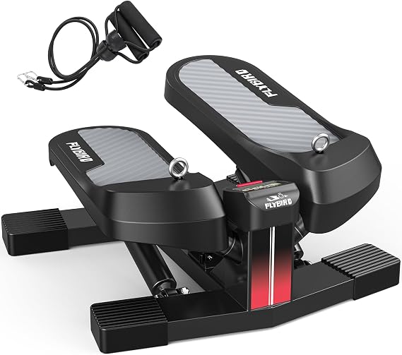 FLYBIRD Home Gym Stair Stepper Compact Cardio & LowerBody Workout Machine, Supports Up to 350 LBS, Targets Legs, Hips & Glutes, Ideal Fitness Gear for Both Men and Women