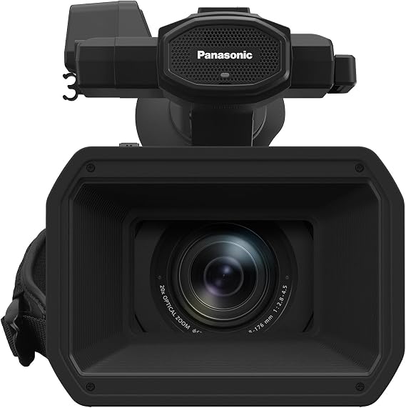 Panasonic Camcorder, Professional Quality 4K 60p, 1.0-inch Sensor, 24.5mm Wide-Angle Lens and Optical 20x Zoom, V-Log, Ethernet, Simultaneous SDI/HDMI Output, HD Live Streaming - HC-X2