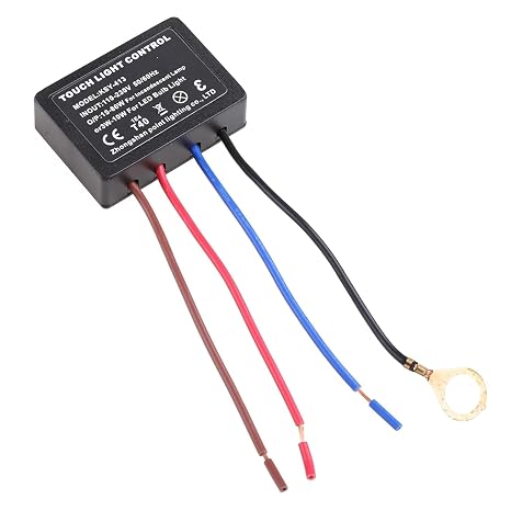 for Touch Lamp ON/Off Switch Control Module for Touch Dimmer Switch Repair Kit with 3 Levels Dimming Function Easy to in Touch Lamp Switch Adapter On Off Replacement Led 3 Way Wall Switches