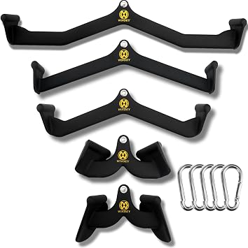 LAT Pulldown Attachment,Back Tricep Bar Strength Training,Handle Grips LAT Pull Down Bar Press Down Exercises,Cable Machine Accessories, Cable Back Attachments for Home Gym