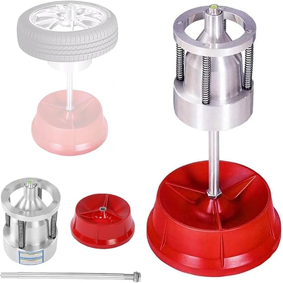 Wheel Tire Balancer Stand, Heavy Duty Balancer Tire Balancer, Steel Manual Tire Balancer Wheel Vehicle Tools. for Car Light Truck Wheel Repair Balancer