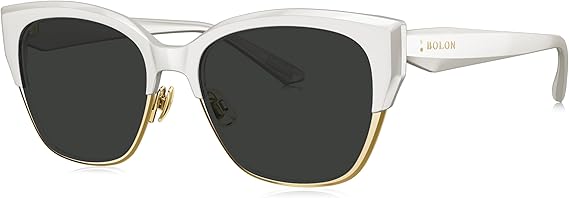 BOLON Women Eyebrow Cat Eye Polarized UV400 Sunglasses BL6110 Dubai 55mm | Exclusive Eyewear Brand of EssilorLuxottica