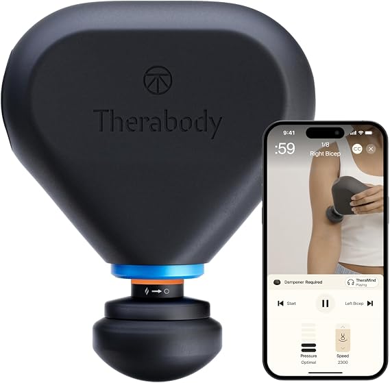 Therabody Theragun Mini Plus Portable Massage Gun with Heat (Black)