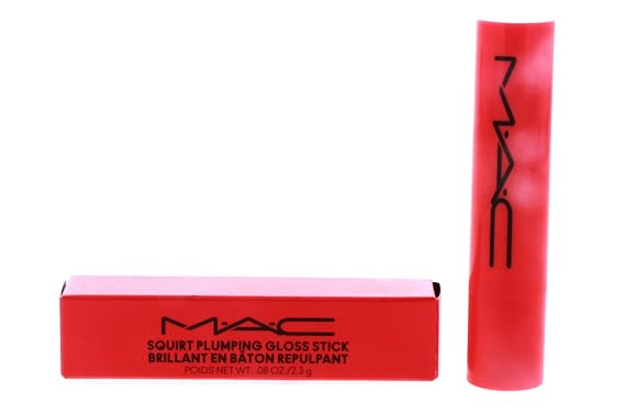 MAC Squirt Plumping Gloss Stick - 12 Heat Sensor (Red) - .08 oz / 2.3 g