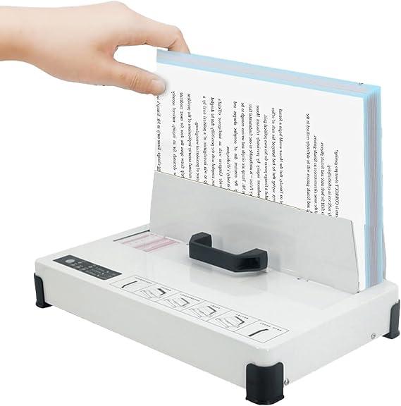 Thermal Binding Machine Thermal Book Binder Electric Hot Melt Bookbinding Machine 1-50MM Binding Thicknes 500 Sheets for A3 A4 A5 Document Invoice Contract