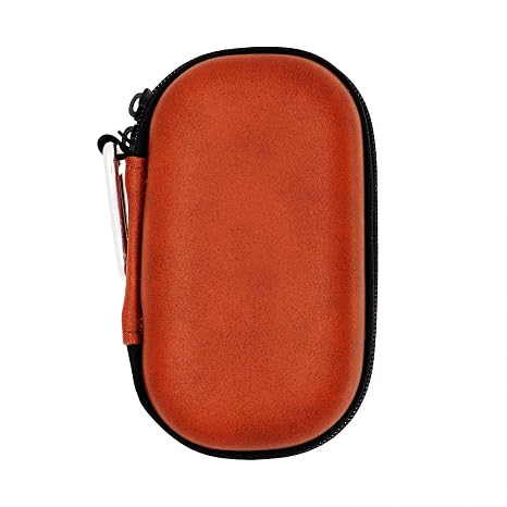 EVA + PU Leather Case for Glo Hyper X2 Air/Ploom Tech with/with 2/Ploom S Tobacco Heater, Protective Case for Electric Tobacco Heater Case, Brown-2