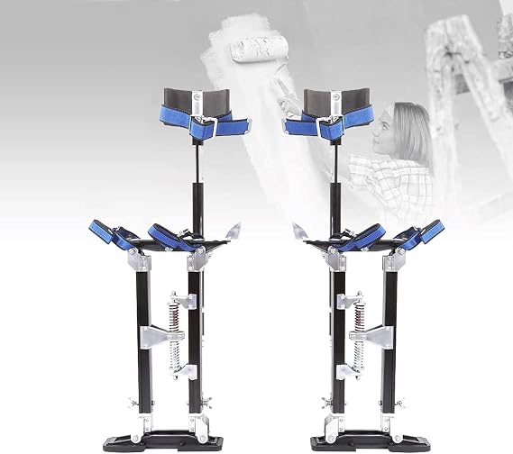 Stilts for Construction, Adjustable Height Drywall Stilt, 45Cm/17.7In-75Cm/29.5In, for Indoor And Outdoor Decoration, Installation And Maintenance