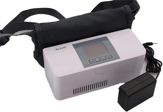 Insulin Cooler Travel Box,2-8C Portable Insulin Cooler Box Insulin Medical Travel Cooler Medicine Refrigerator with Car Charger&USB for Diabetic Pen Car, Travel, Home Using