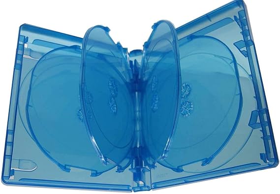 New 1 Viva Elite Blu-ray Replacement Multi Case 8 Tray (Holds 8 Discs) 25mm Replacement Box