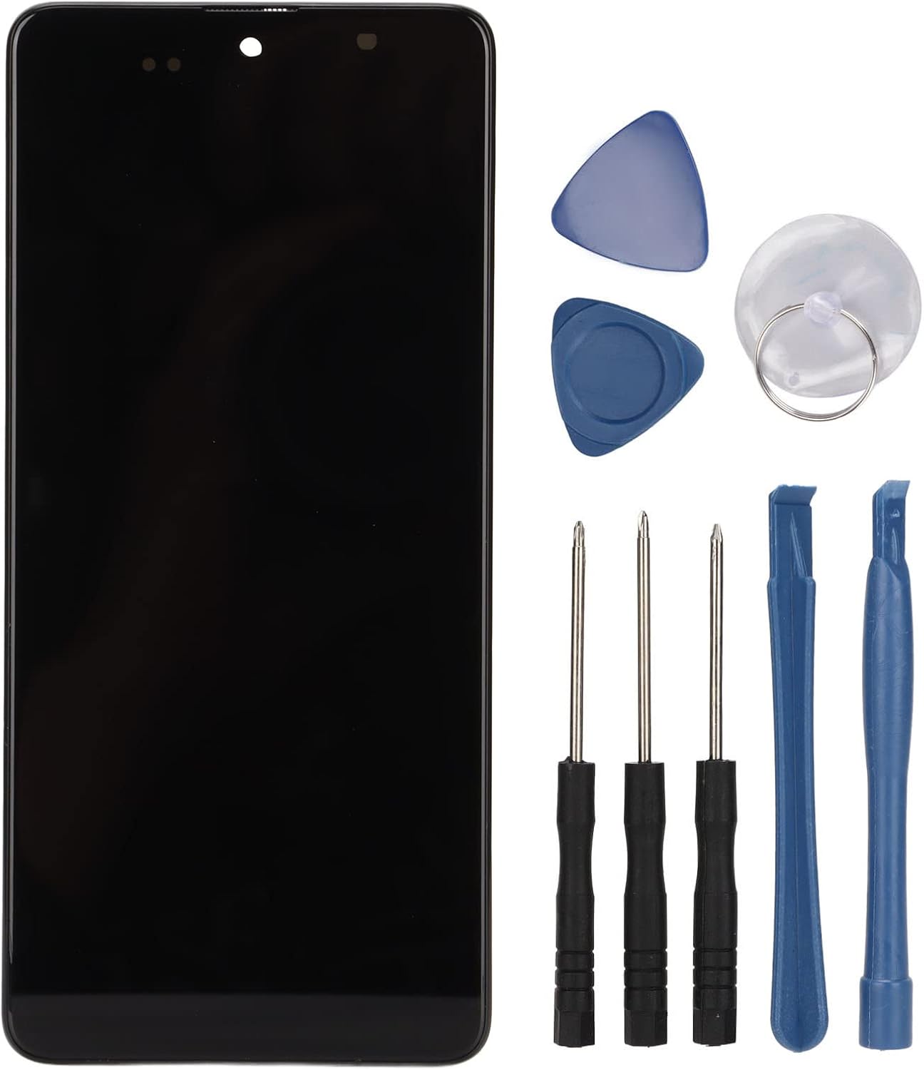 LCD Display Touch Screen Digitizer Frame Assembly Replacement for A51 SM‑A515F Mobile Phone, Screen Assembly for A51 SM-A515F LCD Display Touch Digitizer Frame LCD Screen Digitizer