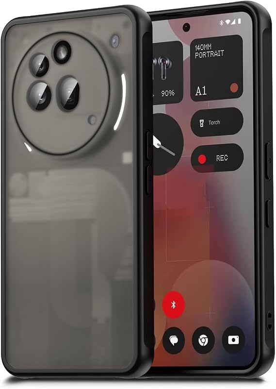 Matte Case for Nothing Phone 3A Pro, Slim Frosted, Matte Black