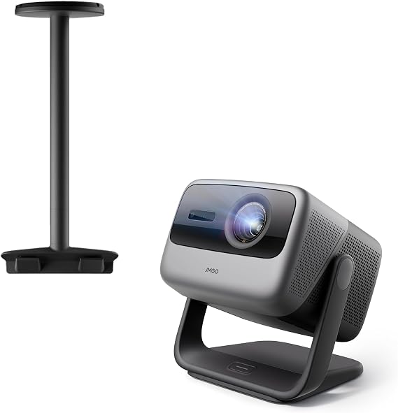 JMGO N1S Ultimate Triple Laser 4K Projector with Ceiling Mount