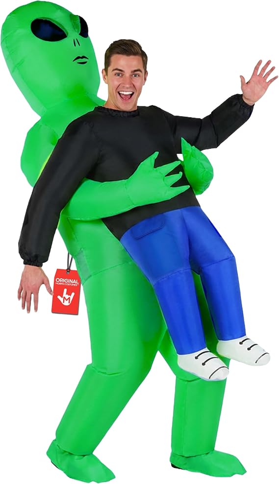 Morph Alien Costume, Inflatable Alien Costume, Halloween Costumes Men