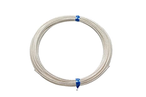925 Sterling Silver Round Twist-Pattern, 20 Ga Dead Soft, 1FT by CRAFT WIRE