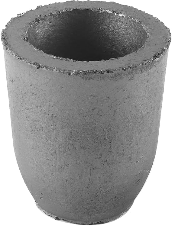 Clay Graphite Crucible, Silicon Carbide Graphite Crucibles for Metal Melting Casting Refining Gold Silver Copper Brass Aluminum