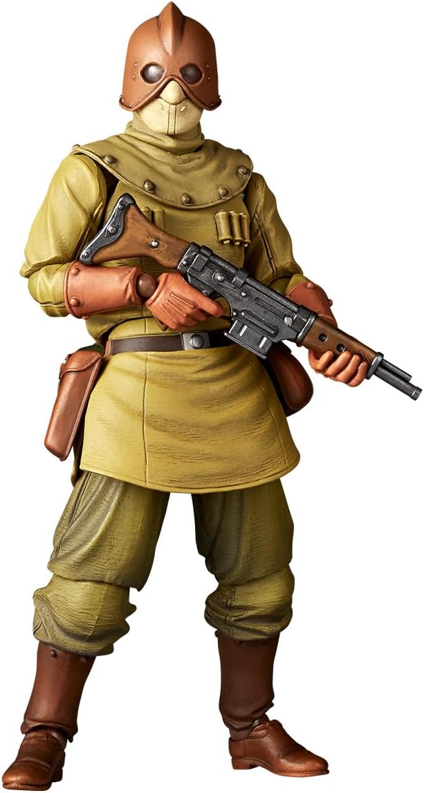 Kaiyodo Takeya-Style Freestyle Figure, Nausicaä of the Valley of the Wind, Torumekian Command Soldier, Total Height: Approx. 150mm 5.9 inches, Non-Scale, PVC & ABS, Pre-Painted Action Figure
