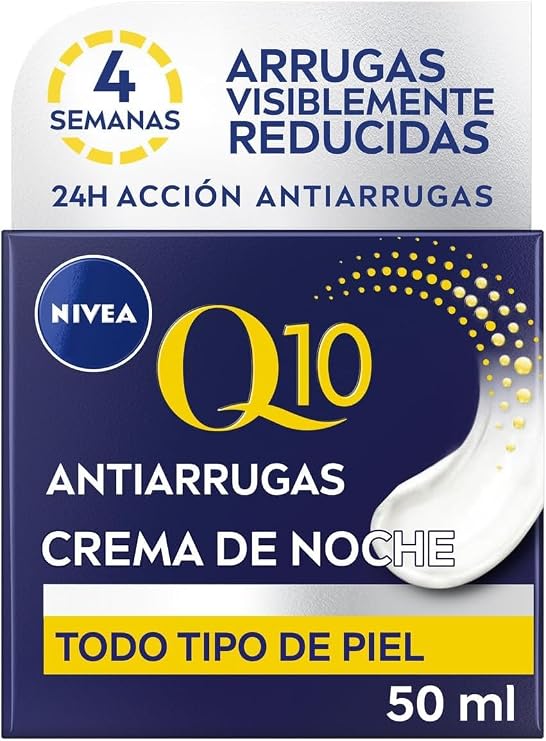 NIVEA Q10 Regenerating Anti-Wrinkle Night Cream, 50 ml