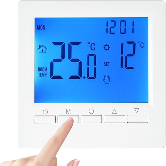 Programmable Digital Thermostat for Home LCD Display Room Temperature Controller Underfloor Heat Control Digital Thermostat Kit