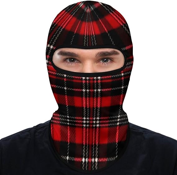 Breathable Balaclava, Beautiful White Blue Flowers Face Cover, Ski Mask for Outdoor Sports & All-Season Use