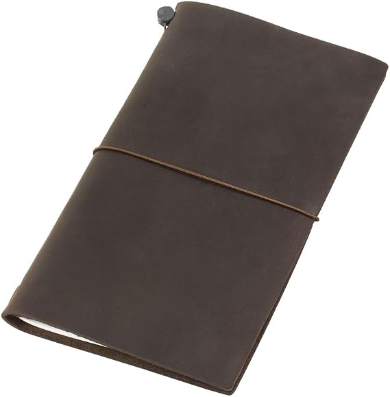DESIGNPHIL Traveler's Company Traveler's Notebook, Regular Size, Brown, 13715006