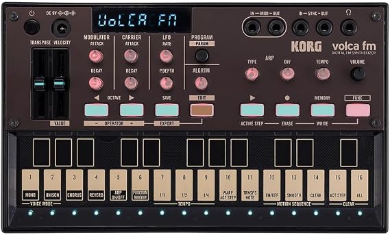 Korg - Volca FM2 - Compact 6 Voice Digital FM Synthesizer and Sequencer