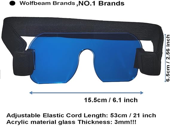 WOLFBEAM Underwater Video Light Dichroic Filter Diving Blue Fluorescent Filter Diving Mask Filter