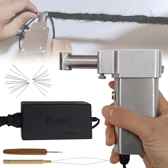 Dreadlock Machine, Handheld Dreadlock Crochet Braiding Making Machine, Make Or Repair Your Extensions, for Quick Easy Dreadlocks Braiding Hair Extensions (Size : 8mm)