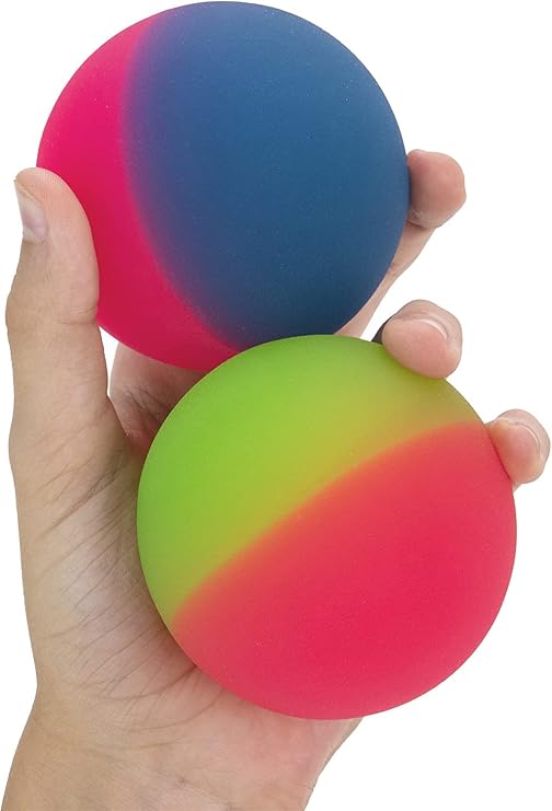Entervending Huge Rubber Balls for Kids - ICY Bounce Balls - 75 mm