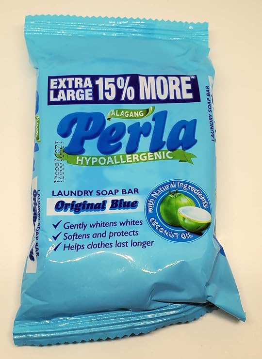PERLA Original Blue Laundry Bar Soap, 110 grams (1)