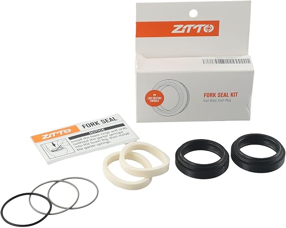 Mountain Bike Fork Service Parts Kit For FOX -RockShox -Manitou SR -Suntour, Bicycle Fork Seal Kit, Front Suspension Dust Wiper, Rubber Oil Seals(34x44mm)
