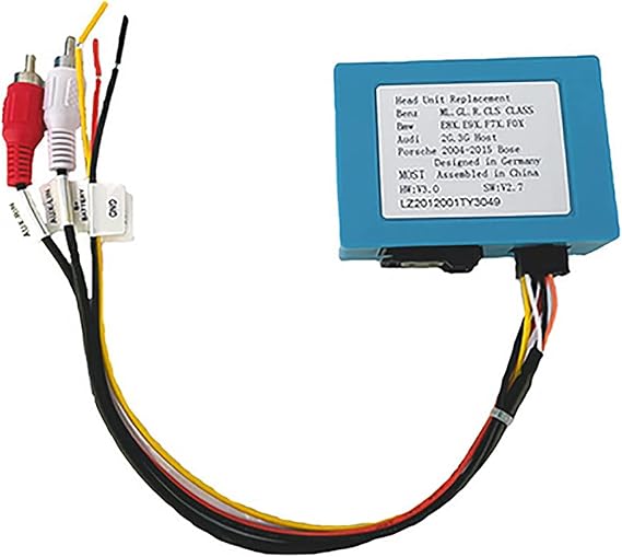 Fiber Optic Decoder for Mercedes Benz ML/GL/R/CLS/SLK Class and Compatible for Porsche Cayenne
