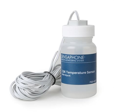 Temperature Sensor in Glycol Bottle with NIST Certification