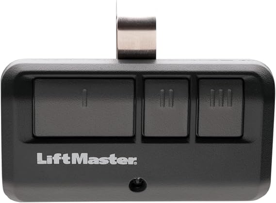 LiftMaster 893LM Security+ 2.0 3-Button Visor Clip Garage Door Opener Remote Control - Compatible only with Security+ 2.0 LiftMaster garage door openers with a yellow programming button
