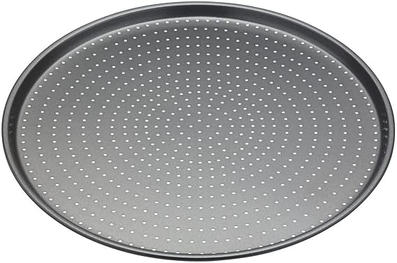 MasterClass Crusty Bake Non-Stick Perforated Pizza Tray, 32cm